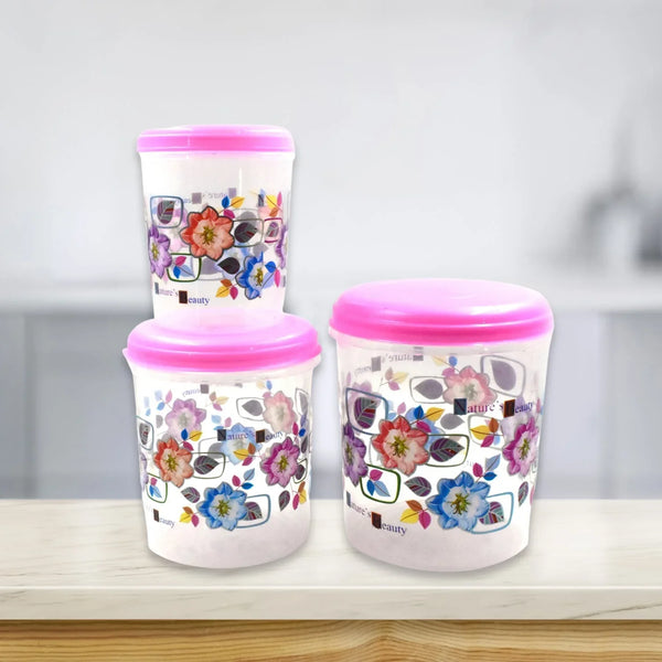 3 Pc Storage Container used in all kinds of places including household and offices for storing stuffs and items etc. - Justgrabit Inc.