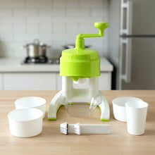 Manual Hand Crank Ice Crusher Snow Maker Machine (1 Set Mix Color) - justgrabit.in | Just Grab It
