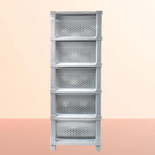 Multi - Purpose Anti - Slip 5 Layer Modular Drawer Storage System (68×33 Cm) - Justgrabit Inc.