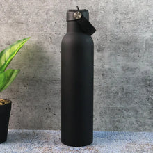 Stainless Steel Water Bottle with Carry Strap & Built - In Straw 1000ML Approx (1 Pc) - Justgrabit Inc.