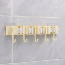 Self - Adhesive Wall - Mount Broom & Mop Holder Rack - justgrabit.in | Just Grab It