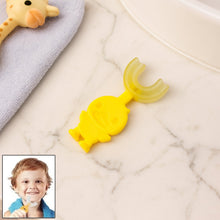 Cute Cartoon Duck U - Shape Baby Toothbrush (1 Pc / Mix Color) - justgrabit.in | Just Grab It
