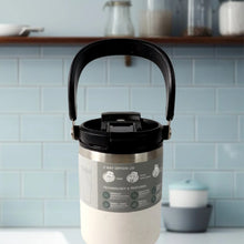 High Quality Stainless Steel Vacuum Glass Insulated Glass Coffee Cups Double Walled Travel Mug, Car Coffee Mug, Tumbler (With Lid & Handle / 1 Pc) - Justgrabit Inc.