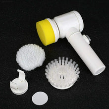 Portable Electric Cleaning Brush with 3 Replaceable Brush Heads (5 In 1) - Justgrabit Inc.