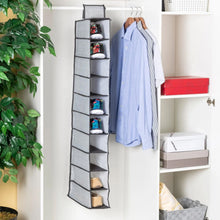 10 - Tier Foldable Multipurpose Storage Rack – Collapsible Fabric Wardrobe Organizer - justgrabit.in | Just Grab It