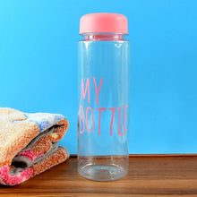350 ml Approx Transparent Plastic Water Bottle with Leakproof Lid (1 Pc) - Justgrabit Inc.
