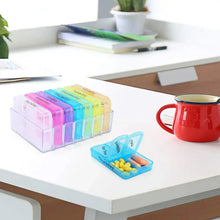 7 Days 4 Times Transparent Medicine Box 28 Grid Portable Large Capacity Travel, Medication Organizer Dispenser Boxes Large Compartments Moisture - Proof Pill Case Medication Reminder Travel - justgrabit.in | Just Grab It