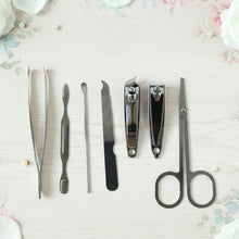 7 in 1 Stainless Steel Manicure Pedicure Grooming Kit - justgrabit.in | Just Grab It