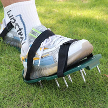 Lawn Aerator Sandals, Garden Grass Aerator Spiked Sandals Green Studded Shoes for Yard Patio Garden Excavation - Justgrabit Inc.