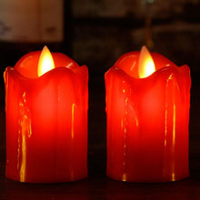 Set of 24 Multicolor Flameless Melted Design Candles for Decoration, Diwali - justgrabit.in | Just Grab It