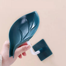 Soap Holder Leaf - Shape Self Draining Soap Dish Holder, With Suction Cup Soap Dish Suitable for Shower, Bathroom, Kitchen Sink - Justgrabit Inc.