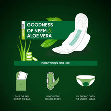 Sanitary Pads for Women With Goodness of Neem & Aloe Vera | Ultra Thin | Leakage Protection | PH Balance | With Antibacterial Anion Chip | 5X More Absorbance (320 mm / 32 Pads) - Justgrabit Inc.