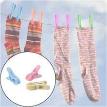 Plastic Cloth Clips (Multicolour) - Pack of 12 - Justgrabit Inc.