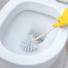 Toilet Plastic Brush with Holder Stand Western and Indian Toilet Bathroom Cleaning - justgrabit.in | Just Grab It