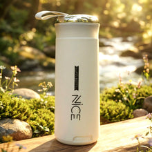 Premium White Glass Water Bottle (1 Pc ,400 ML) - justgrabit.in | Just Grab It