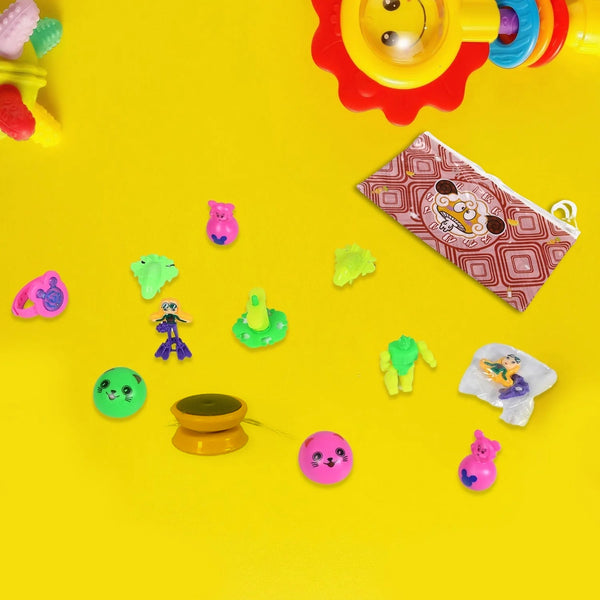 12pc Mix All New Toy And Plastic Pouch Mix All Types Playing Toy For Kids - justgrabit.in | Just Grab It