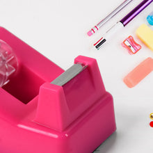 Plastic Tape Dispenser Cutter for Home Office use (1 pc) - justgrabit.in | Just Grab It