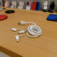 3 - in - 1 Multi Charging Cable - justgrabit.in | Just Grab It