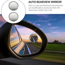 Car Blind Spot Side Mirror Round HD Glass Blindspot Mirror (2 Pcs Set) - justgrabit.in | Just Grab It