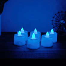 Blue LED Tea Light Candles (6 Pc) - justgrabit.in | Just Grab It