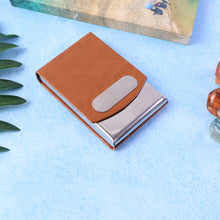 Premium Leather Finish Visiting Card Holder (1 Pc) - justgrabit.in | Just Grab It
