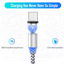 3 in 1 Magnetic Multi Charging Cable (1 Pc) - justgrabit.in | Just Grab It