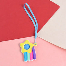 Stress Relief Silicone Push Fidget Toy Keychain for Kids (1 Pc) - Justgrabit Inc.