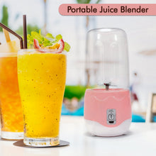 Portable Blender, Mini Handheld Blender with 4 Blades, Mixer for Fruit Shakes - justgrabit.in | Just Grab It