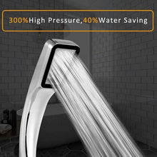 High Pressure Shower Head,Wenini 300 Holes Handheld Showerhead Powerful Boosting Spray Bath Water Saving For Bathroom (1 Pc) - justgrabit.in | Just Grab It