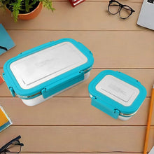 Apex Jerry Lunch Box Premium Stainless Steel Food Container (2 Pc / 700+200 ML Approx) - Justgrabit Inc.