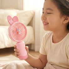 Cute Cartoon Design Rechargeable Mini Handheld Fan (1 Pc) - justgrabit.in | Just Grab It