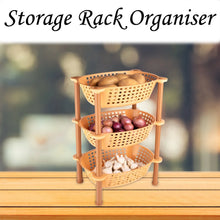 Multipurpose Plastic Storage Rack Organiser, Diwali - 3 pcs - Justgrabit Inc.