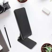 DESKTOP CELL PHONE STAND PHONE HOLDER FULL 3 - WAY ADJUSTABLE PHONE STAND FOR DESK HEIGHT + ANGLES PERFECT AS DESK ORGANIZERS AND ACCESSORIES - justgrabit.in | Just Grab It