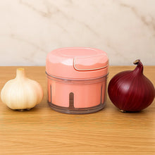Manual Mini Food Processor Vegetable Chopper Hand Pull String Onion Chopper (1 Pc) - justgrabit.in | Just Grab It