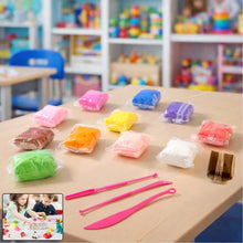 Kids 12 Color Antibacterial Super Clay Set for Creative Play (1 Set) - justgrabit.in | Just Grab It