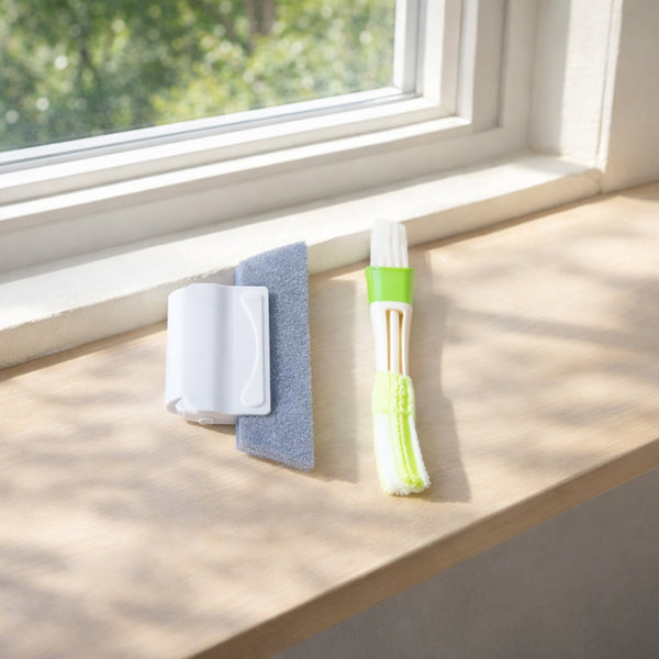 Multipurpose Window & Surface Cleaning Tool Set (2 Pc) - justgrabit.in | Just Grab It