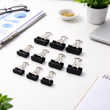 Strong Black Binder Clips (10 Pc ) - justgrabit.in | Just Grab It