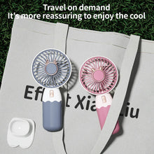 Mini Fan Rechargeable Table Fan Handheld Fan For Home , Office , Car - justgrabit.in | Just Grab It