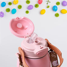 Stainless Steel Kitten / Bottle Vacuum Insulated Cup With Handle & Strap (700 ML) - justgrabit.in | Just Grab It