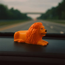 Premium Oranje Plak Leeuw Lion Car Dashboard Toy (1 Pc) - justgrabit.in | Just Grab It