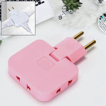 Wireless 3 in 1 Foldable Wall Plug Adapter / Socket / Converter (1 Pc) - justgrabit.in | Just Grab It