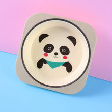 Eco - Friendly Panda - Themed Kids Dinnerware Set (5 Pc) - justgrabit.in | Just Grab It