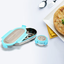 Ganesh Stainless Steel Lunch Box & Container Set of 2 - justgrabit.in | Just Grab It