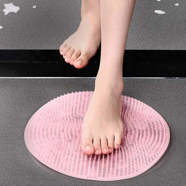 Round Shape Foot Rubbing / Bath Massager (30×30 CM / 1 Pc) - justgrabit.in | Just Grab It