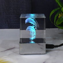 3D Mix Design LED Light, Desk Decor, LED Light Base, USB Charging (1 Pc / Mix Design) - justgrabit.in | Just Grab It