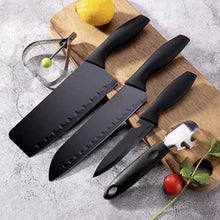 Stainless Steel Chef Knife Set, 5pc Kitchen Cutlery - justgrabit.in | Just Grab It