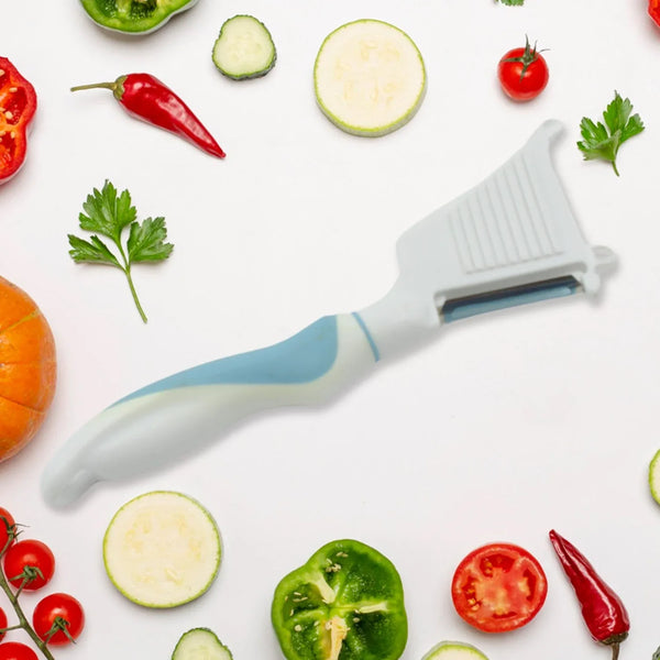 Multipurpose Peeler Brush – Stainless Steel Peeler with Cleaning Brush (1 Pc) - Justgrabit Inc.