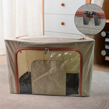 Zippered Closet Storage Box with Lid, With Window (Mix Design & Size / 1 Pc) - Justgrabit Inc.
