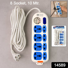 8 socket Heavy Duty Power Extension Board (10 mtr. / 1 Pc) - justgrabit.in | Just Grab It