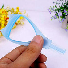3 - in - 1 Plastic Eyelash Tool: Mascara Guide, Brush & Curler (1 Pc) - justgrabit.in | Just Grab It